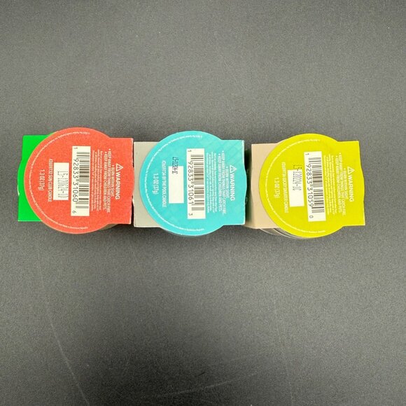 Yankee Mini Candle Trio: Sun Club By The Pool Lucky Sweater Fragrances - Picture 3 of 3